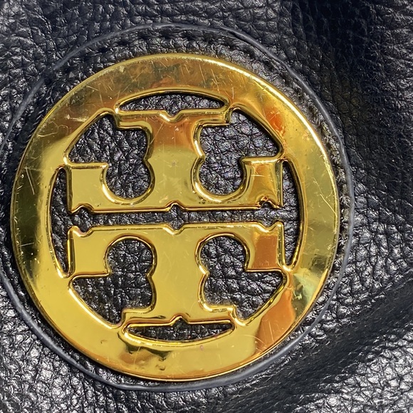 Tory Burch Pebbled Leather Bag Gold Chain/Emblem Dust Bag EXCELLENT CONDITION - Picture 14 of 14